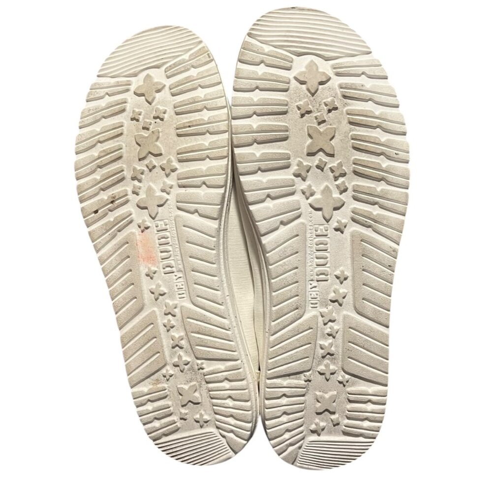 Hey Dude‎ Wendy Shoe Coconut Milk Women's 10 White Casual Comfy Loafers Summer - Picture 8 of 9